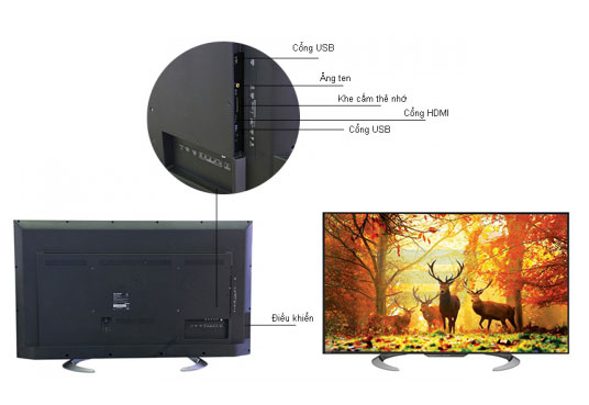تلویزیون 55 اینچ Full HD شارپ مدل LE570X